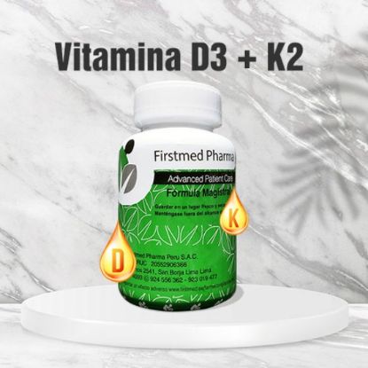 Imagen de Vitamina D3 10.000IU+K2 100MCG